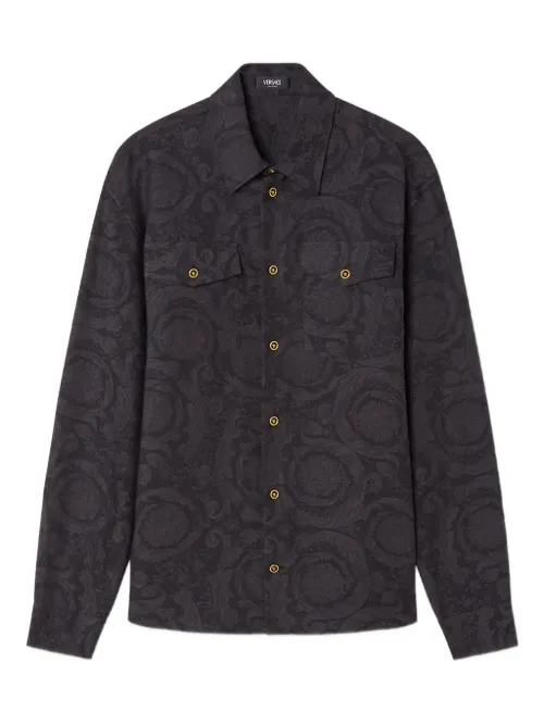 Chemise Barocco en jacquard - Versace - Modalova