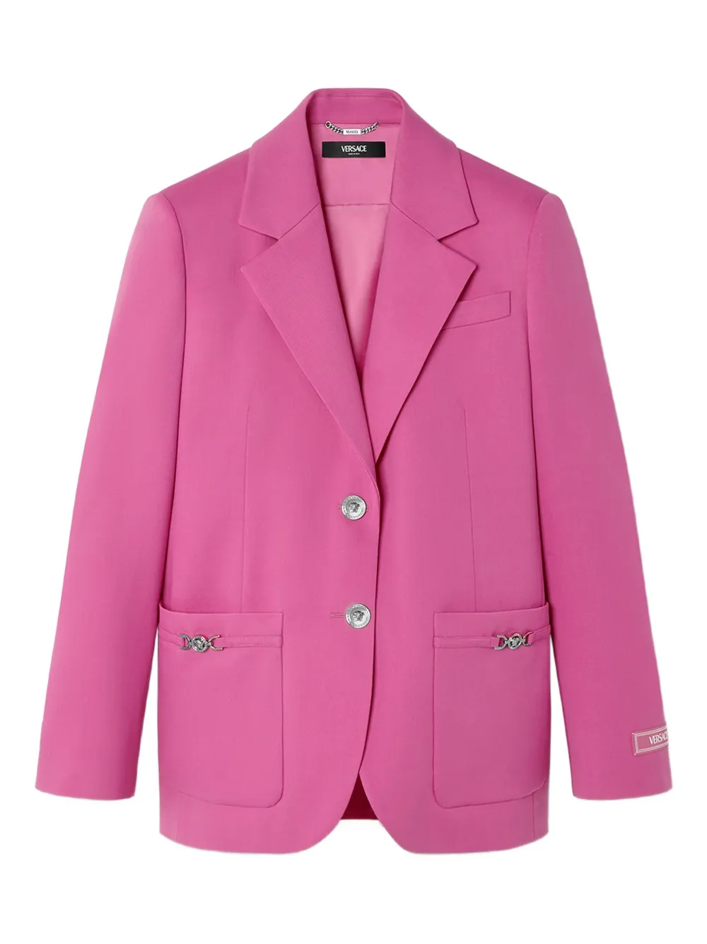 Versace Underwater Barocco boxy blazer Roze