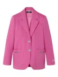 Versace Underwater Barocco boxy blazer - Pink