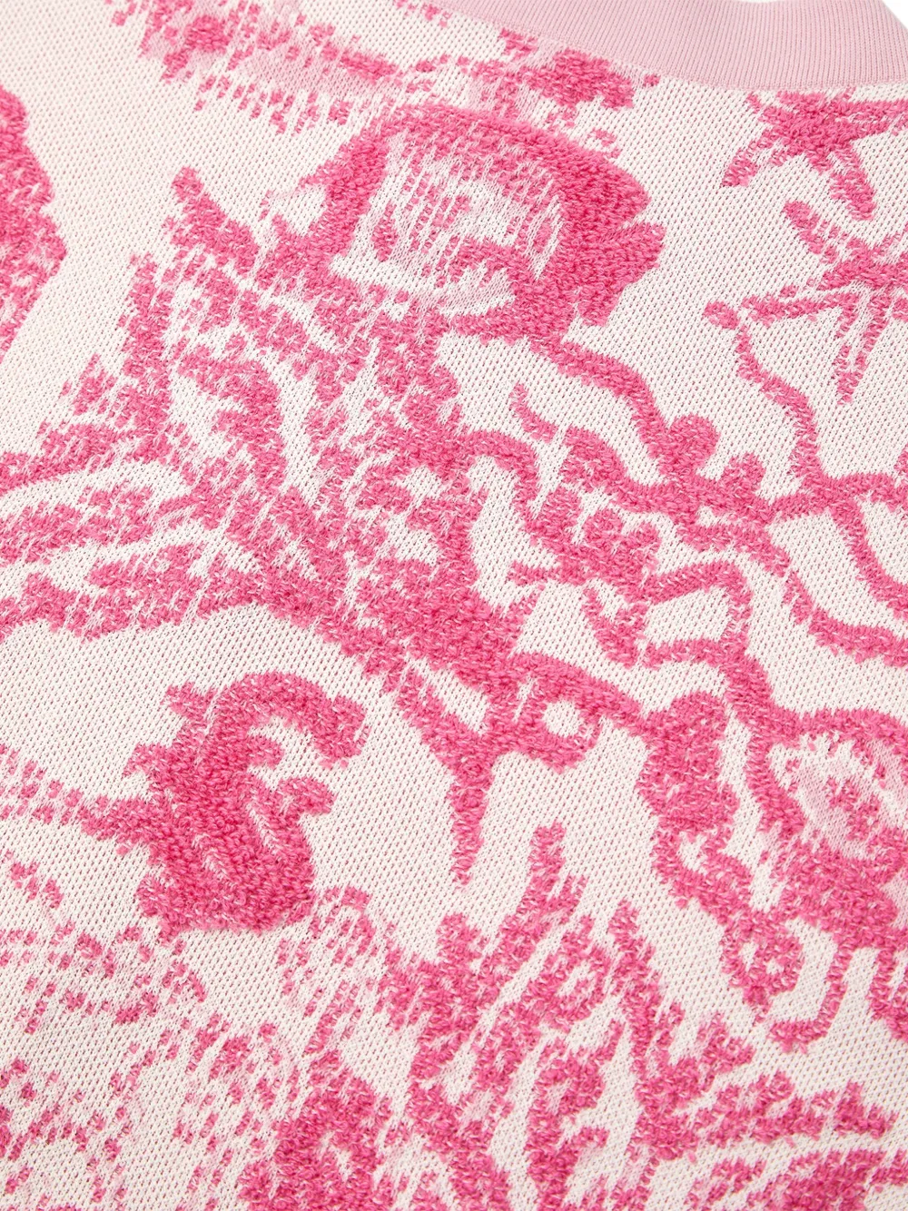 Versace Underwater Barocco vest Roze