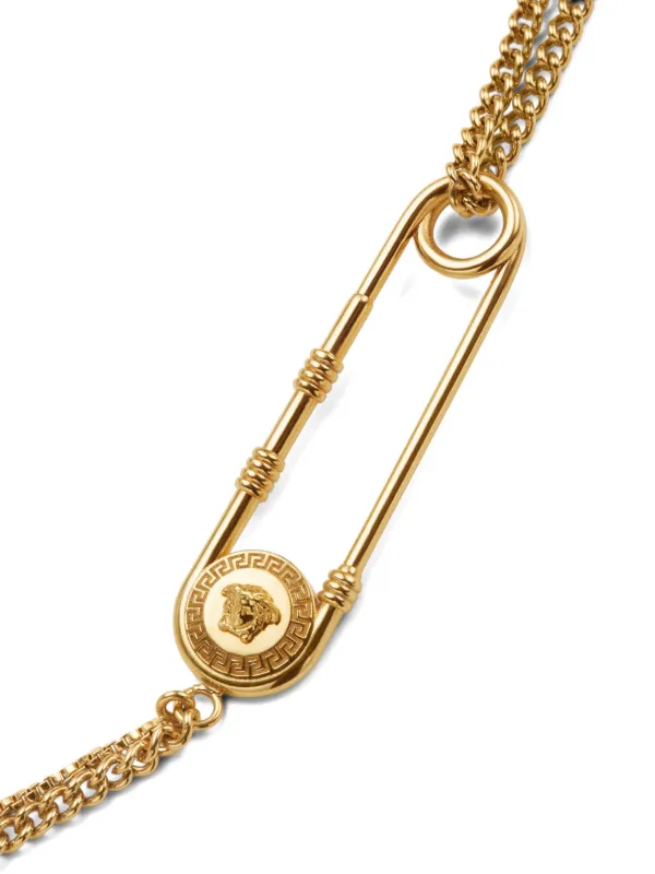 Versace ロゴ ネックレス | ゴールドトーン | FARFETCH JP