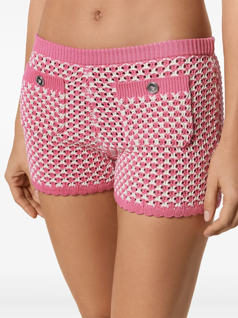 Versace Gehaakte shorts Roze