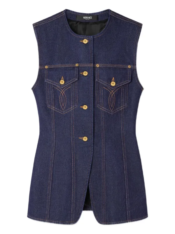 ITALY製 80s 90s Versace ベスト 変形 アーカイブ D843 世界の ITALY製 80s 90s Versace ベスト 変形 アーカイブ D843 世界の
