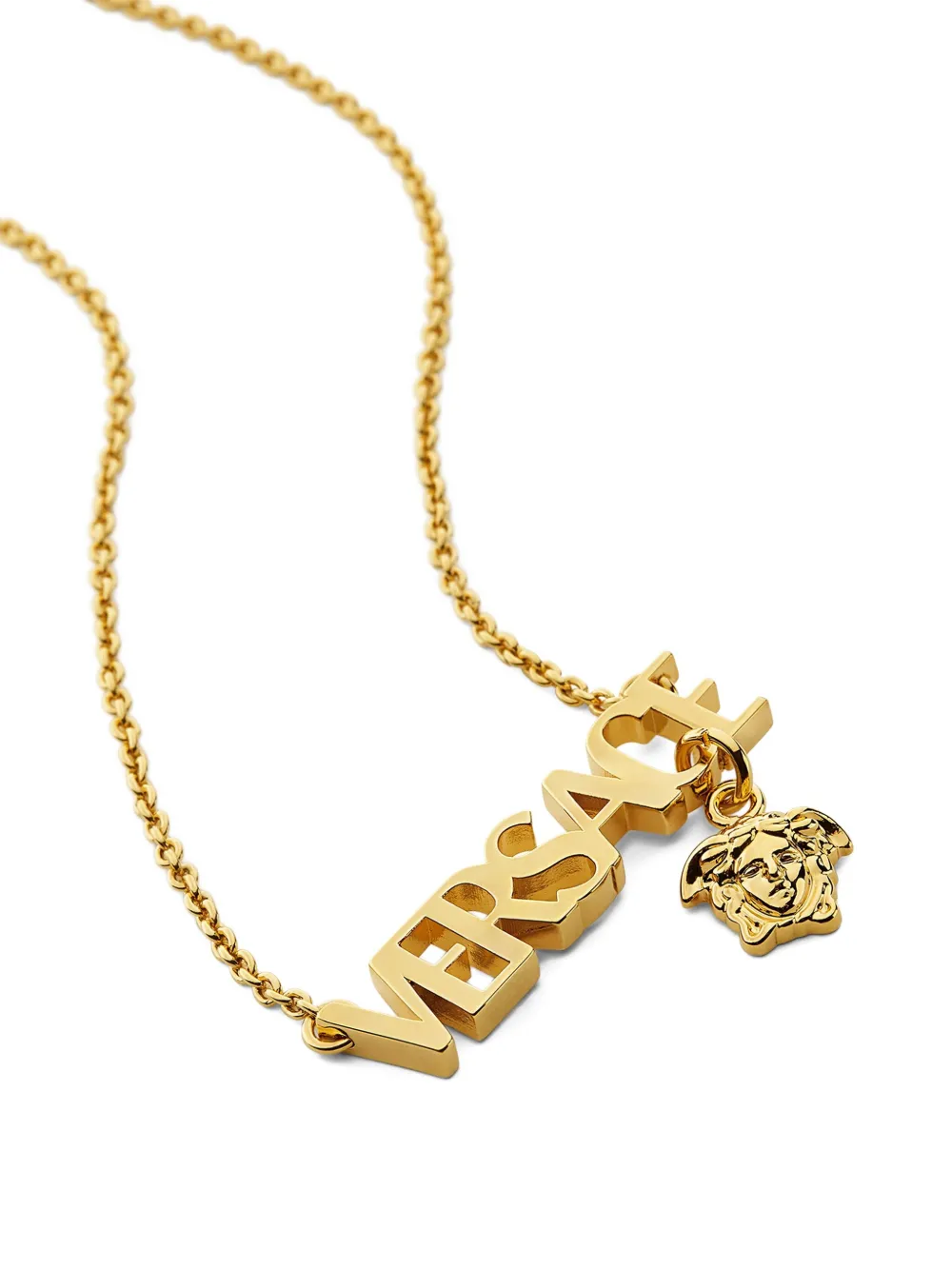 Versace logo-lettering necklace | Women | Image 2