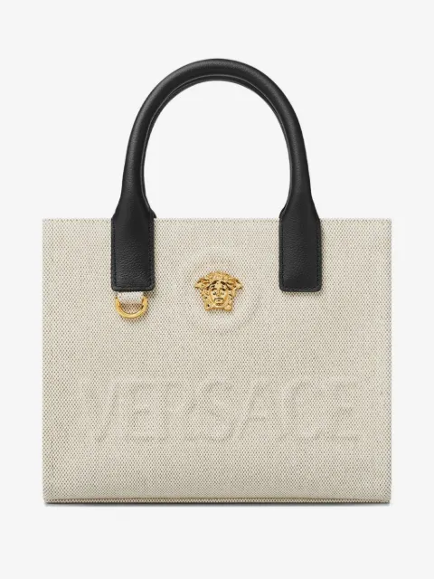 Versace La Medusa mini canvas tote