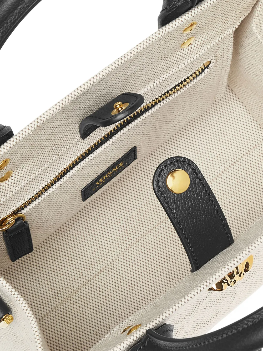 Versace La Medusa mini-shopper Beige