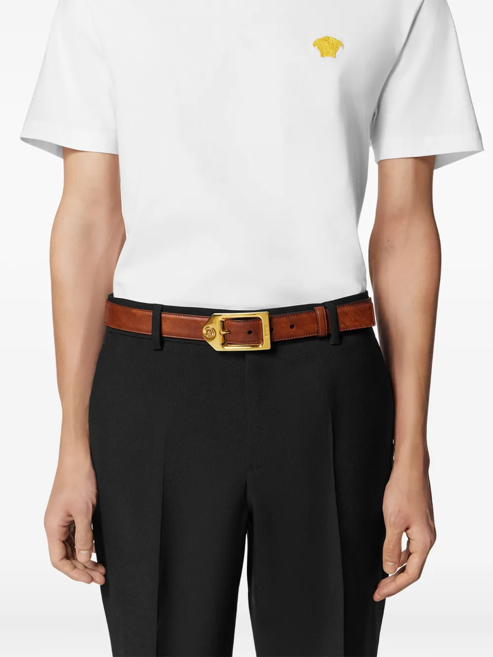 Versace Medusa Biggie riem Bruin
