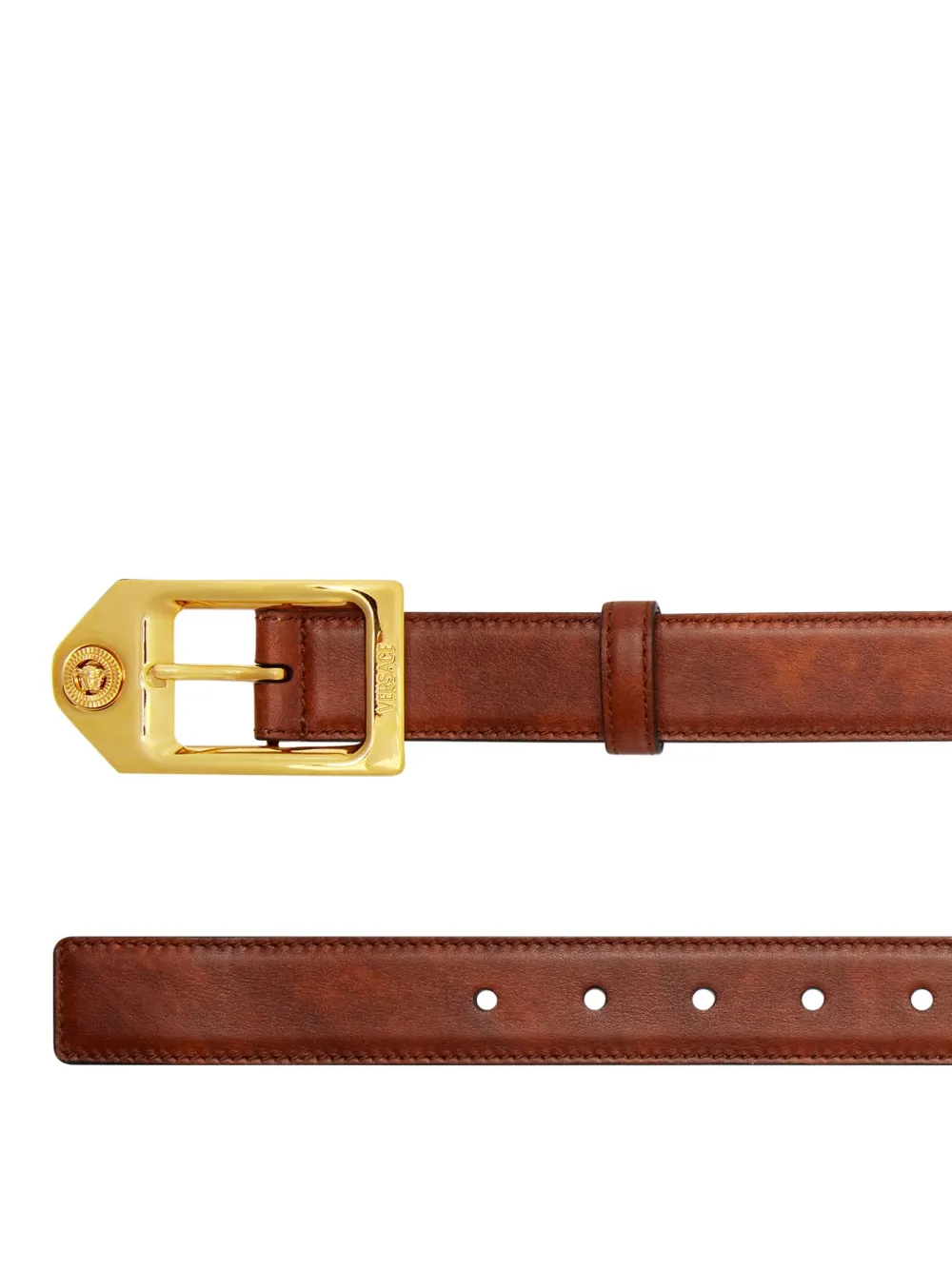 Versace Medusa Biggie riem - Bruin