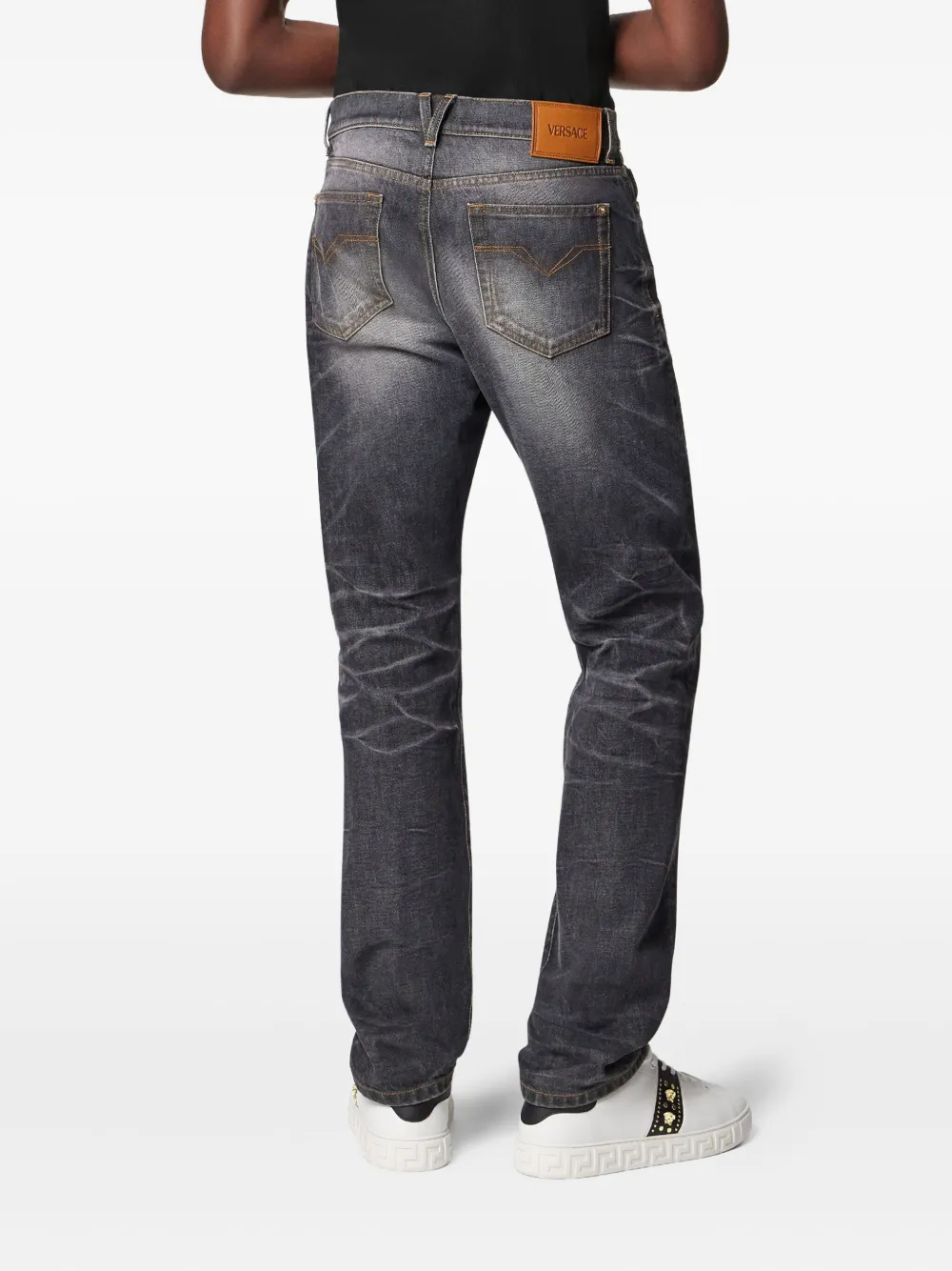 Versace Medusa Biggie jeans Zwart