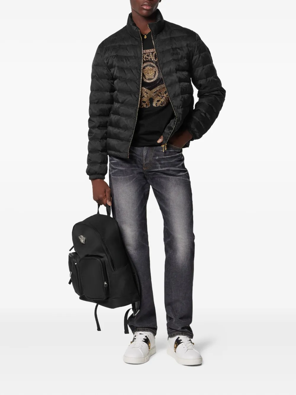 Versace Medusa Biggie jeans Zwart