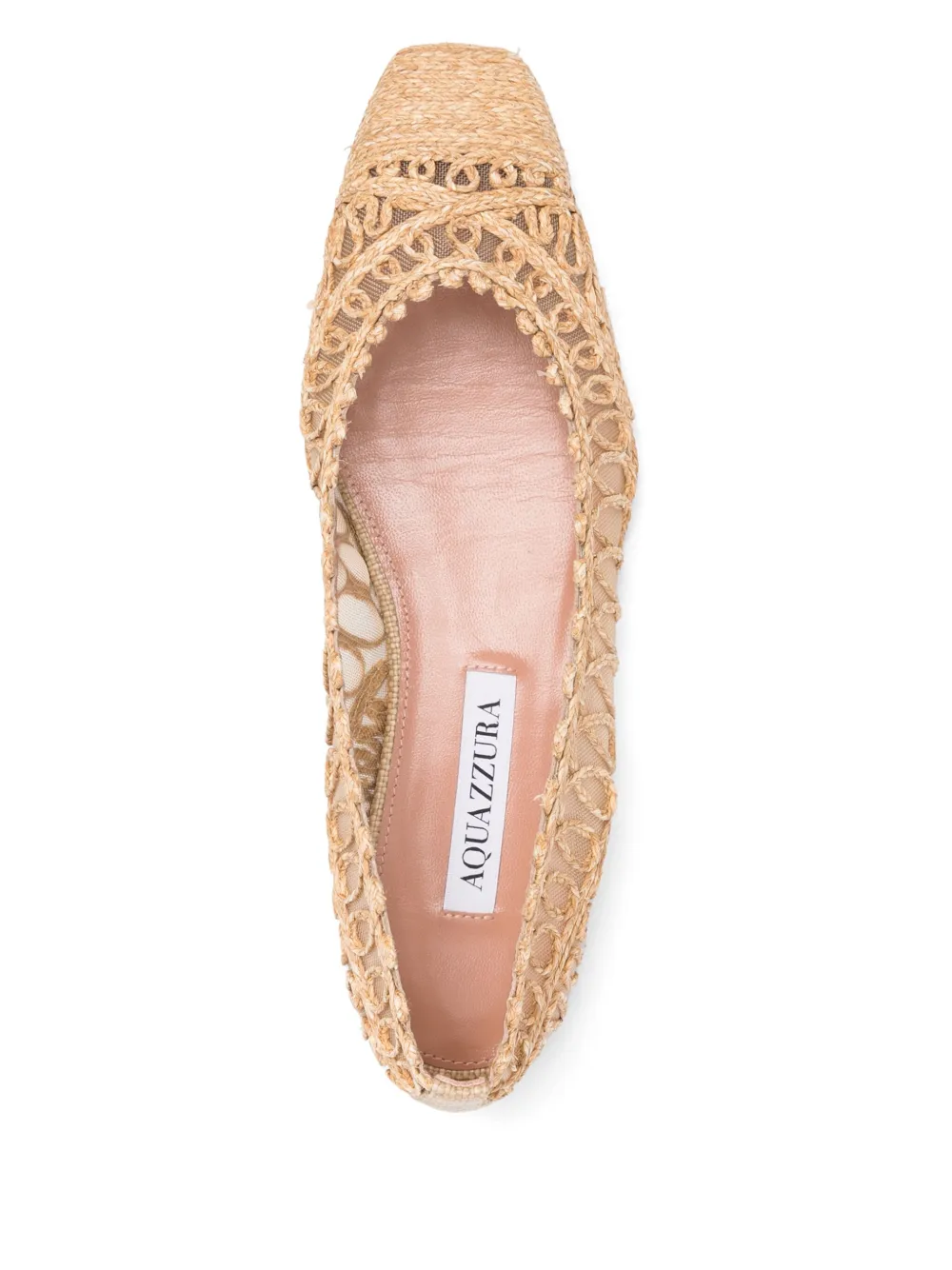 Aquazzura Kahlo ballet flats Neutrals