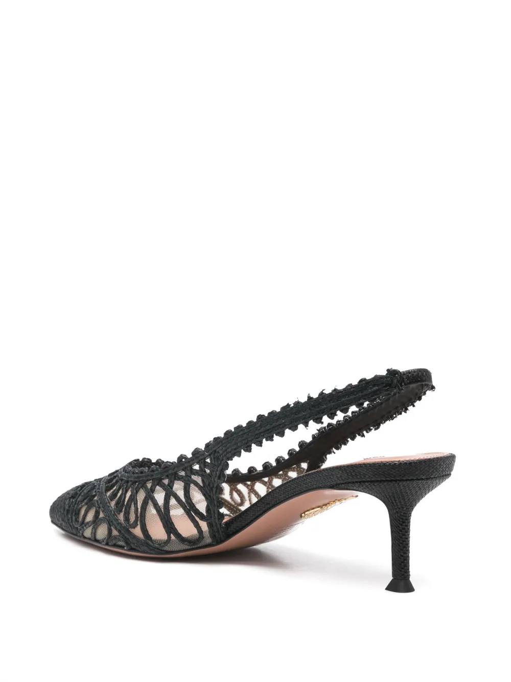 Aquazzura 50 mm Kahlo pumps Zwart