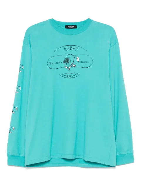 Undercover playera con eslogan estampado