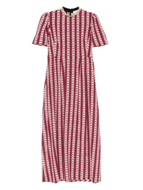 MUZUNGU SISTERS graphic-print midi dress