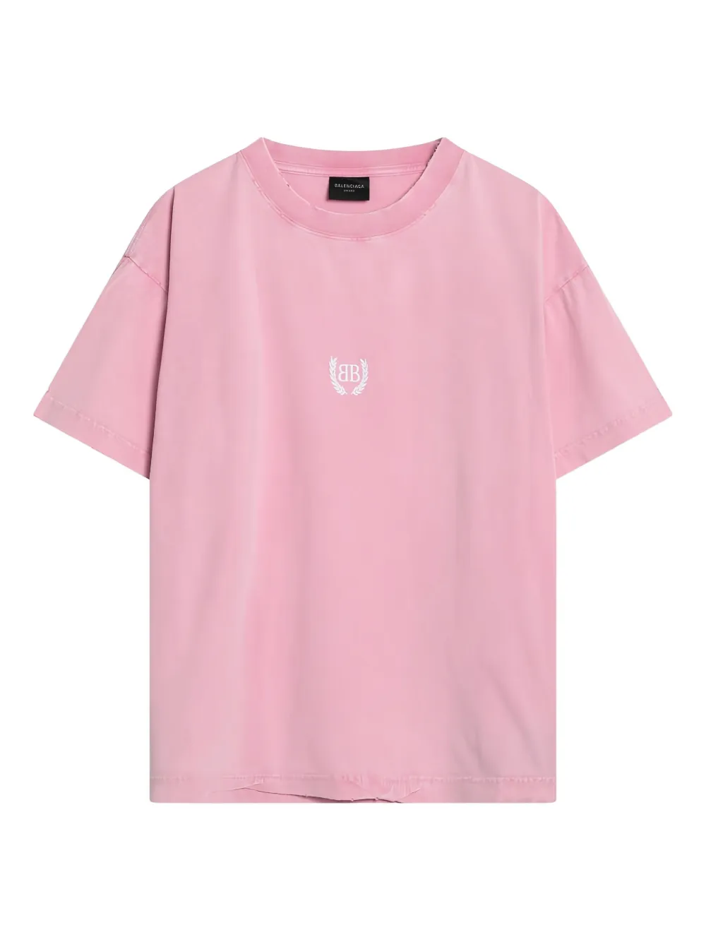 Balenciaga T-shirt met logoprint Roze
