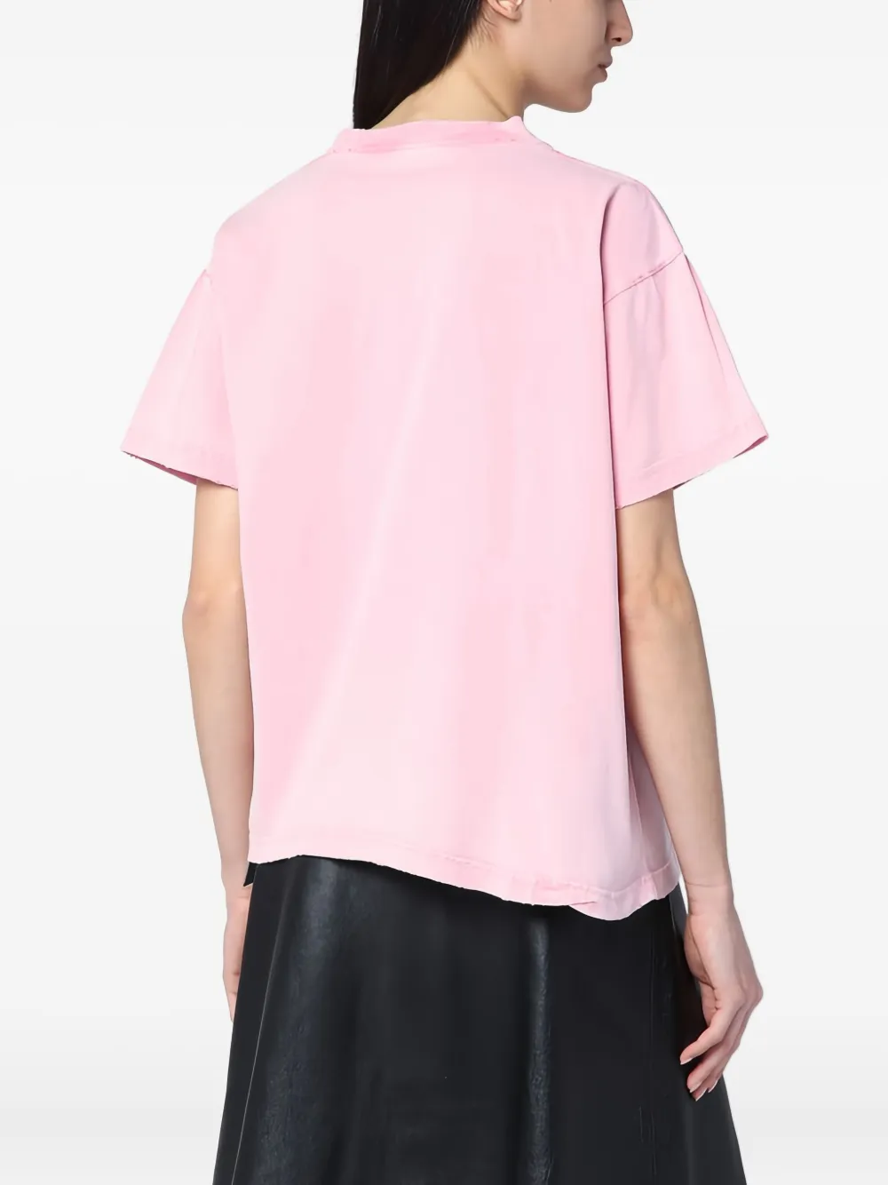 Balenciaga T-shirt met logoprint Roze