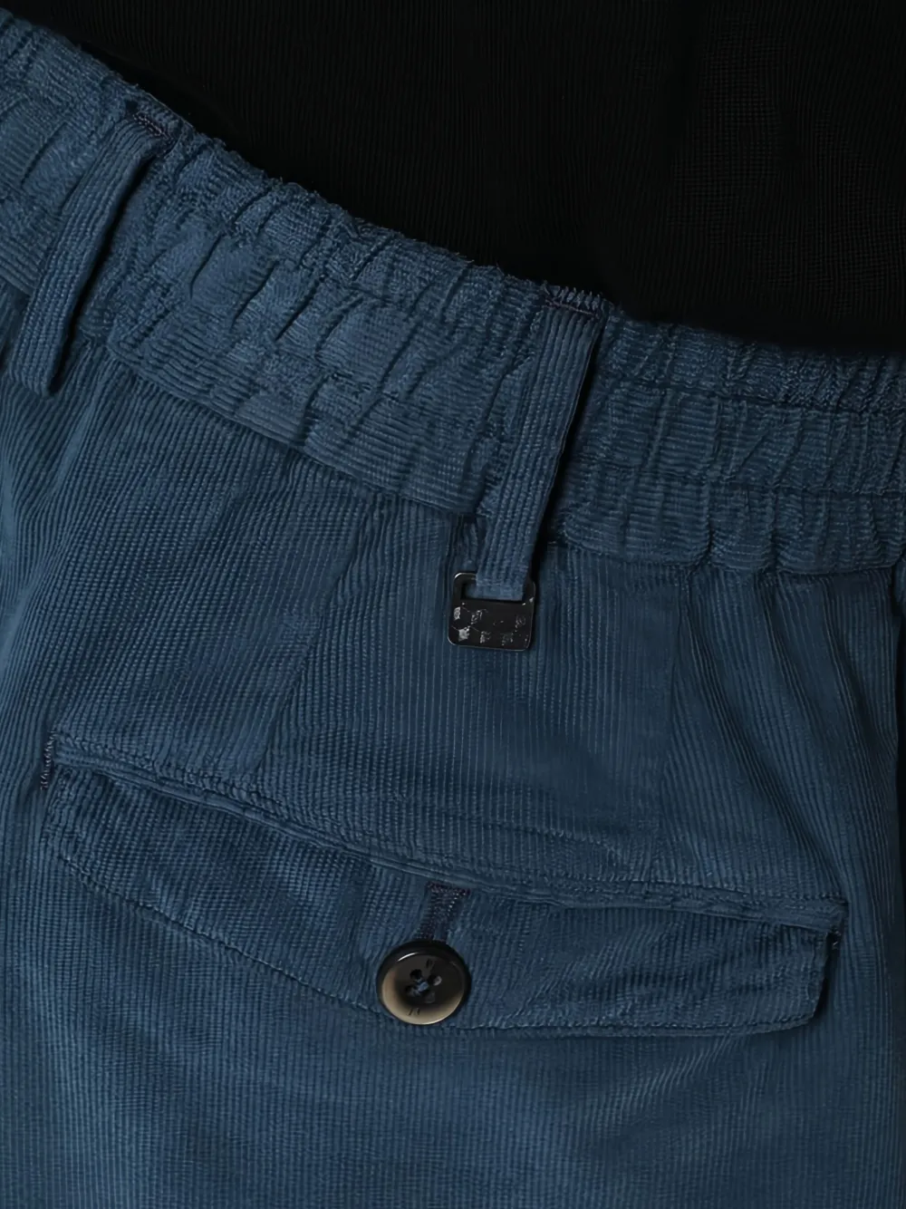 PT Torino Geplooide bermuda shorts Blauw