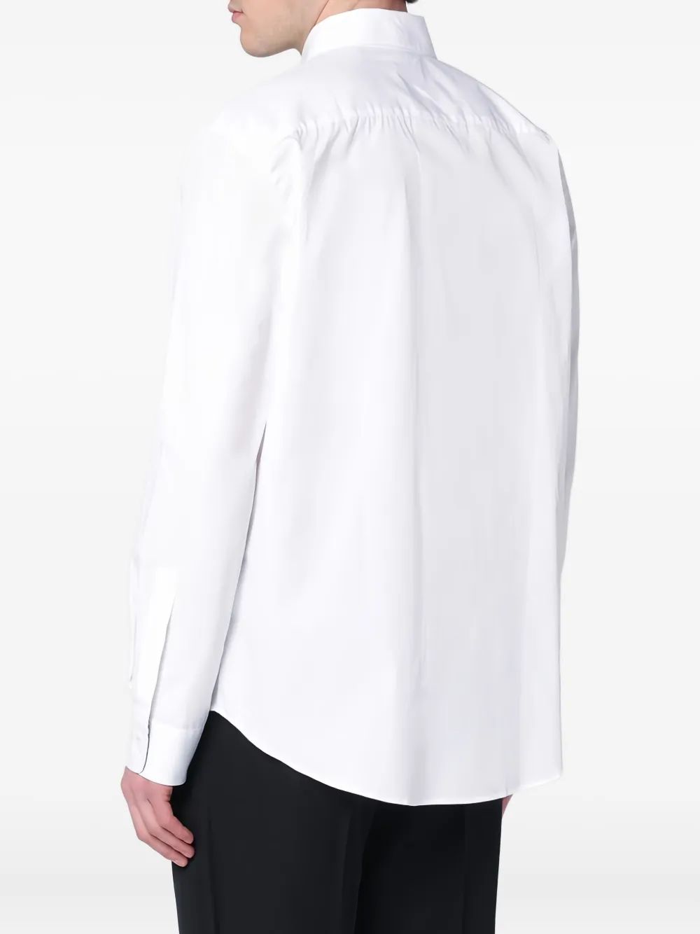 Burberry long-sleeve cotton shirt Wit