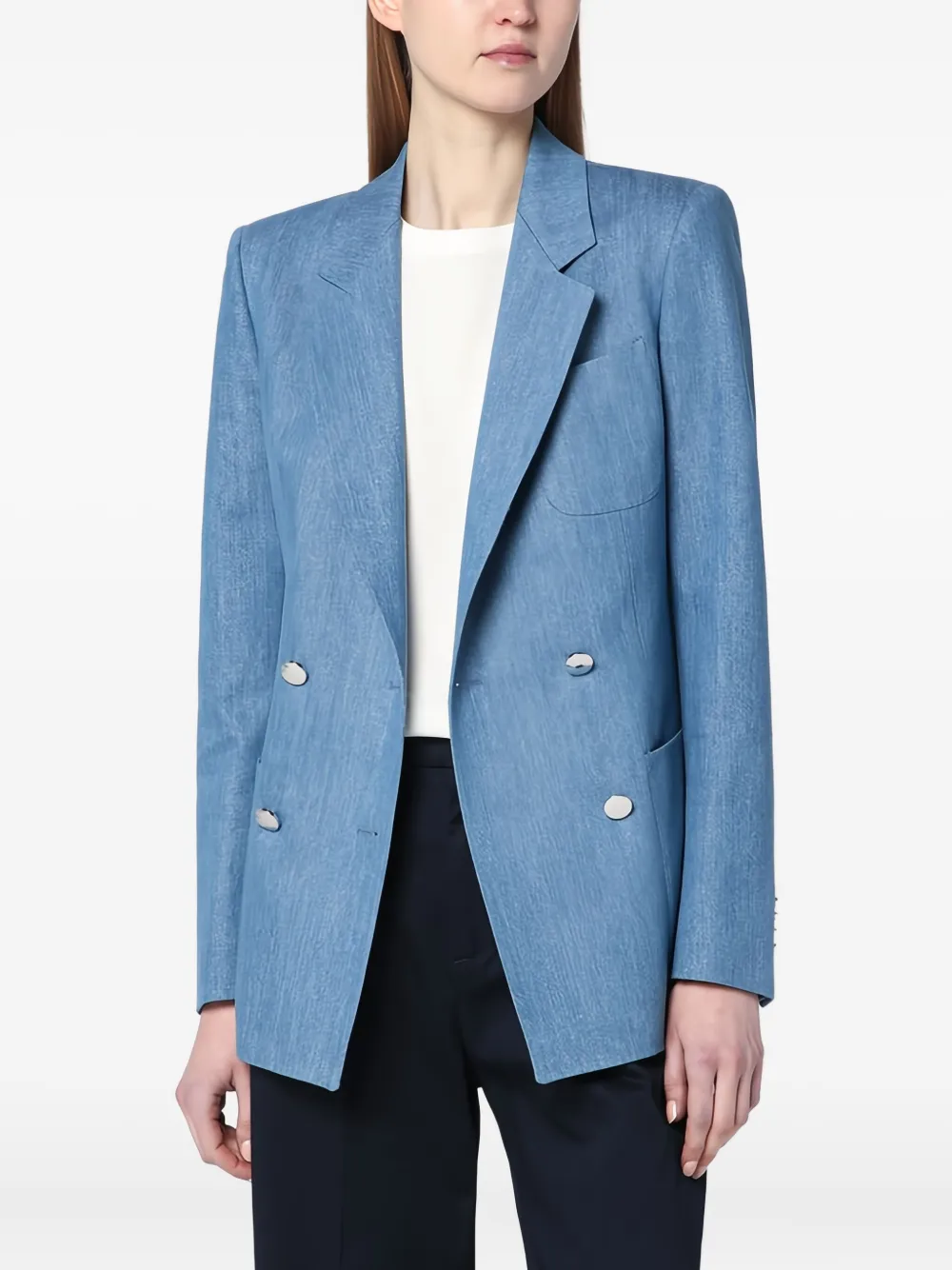 Tagliatore Blazer met dubbele rij knopen Blauw