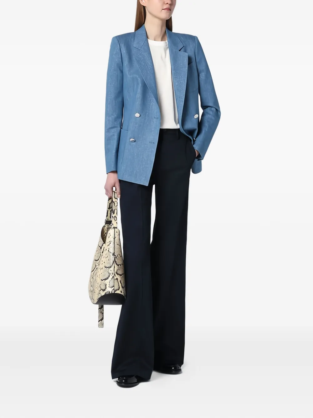 Tagliatore Blazer met dubbele rij knopen Blauw