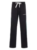 COLE BUXTON contrast-tape track pants - Black