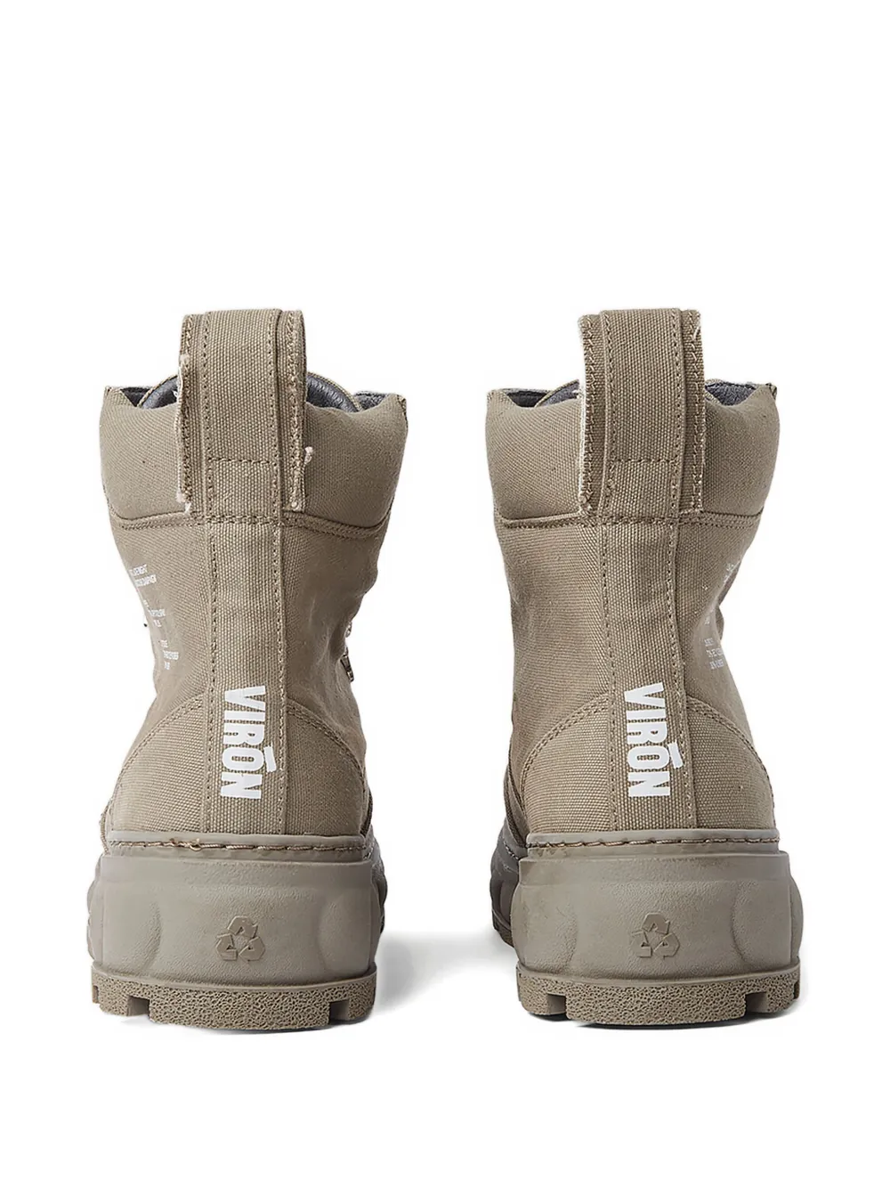 Virón Disruptor lace-up boots Neutrals