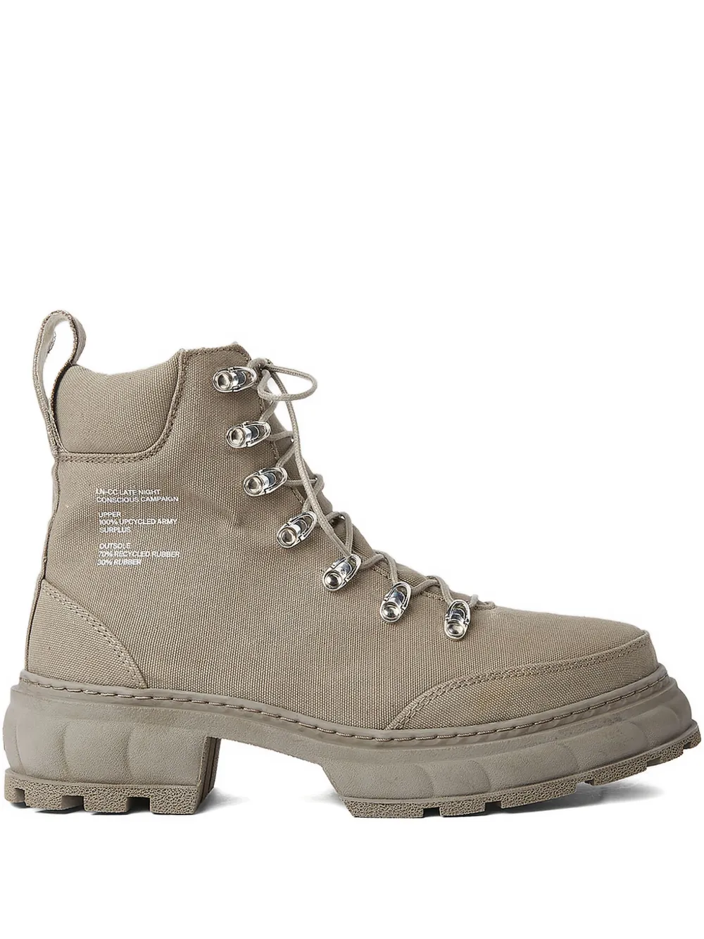 Virón Disruptor lace-up boots Neutrals