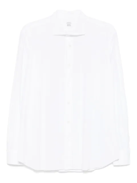 Mazzarelli spread-collar shirt