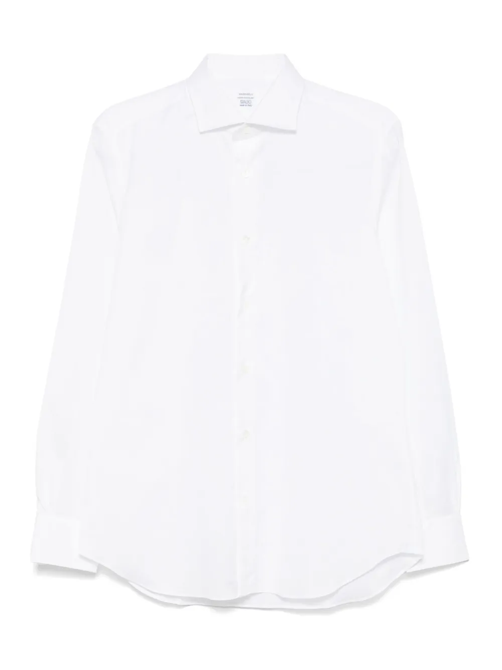 Mazzarelli camisa con cuello italiano | blanco | Image 1