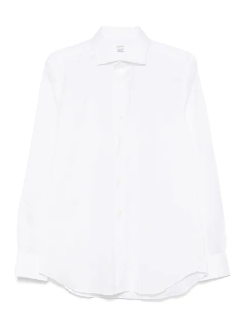 Mazzarelli spread-collar shirt