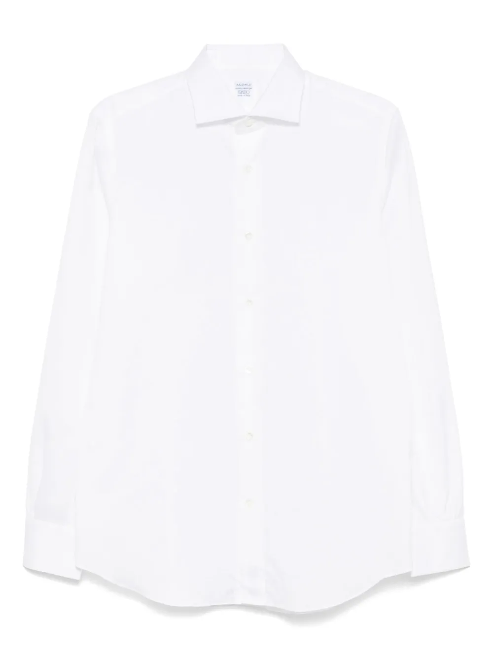 Mazzarelli camisa con cuello italiano | blanco | Image 1