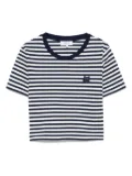 Maison Kitsuné Fox-motif T-shirt - Blue