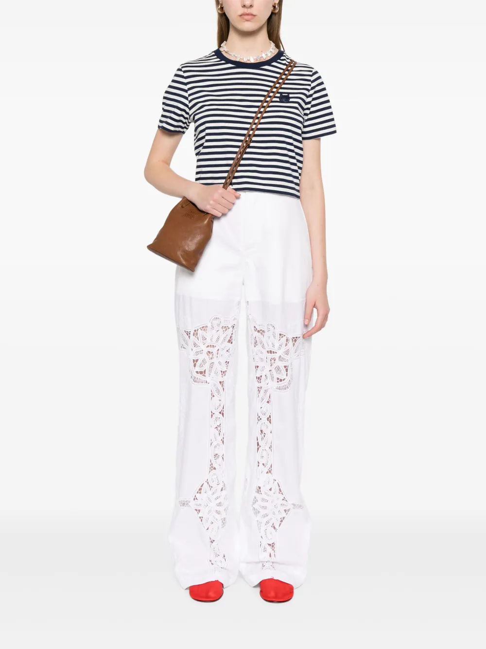 Shop Maison Kitsuné Fox-motif T-shirt
