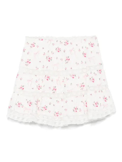 LoveShackFancy Viro mini skirt