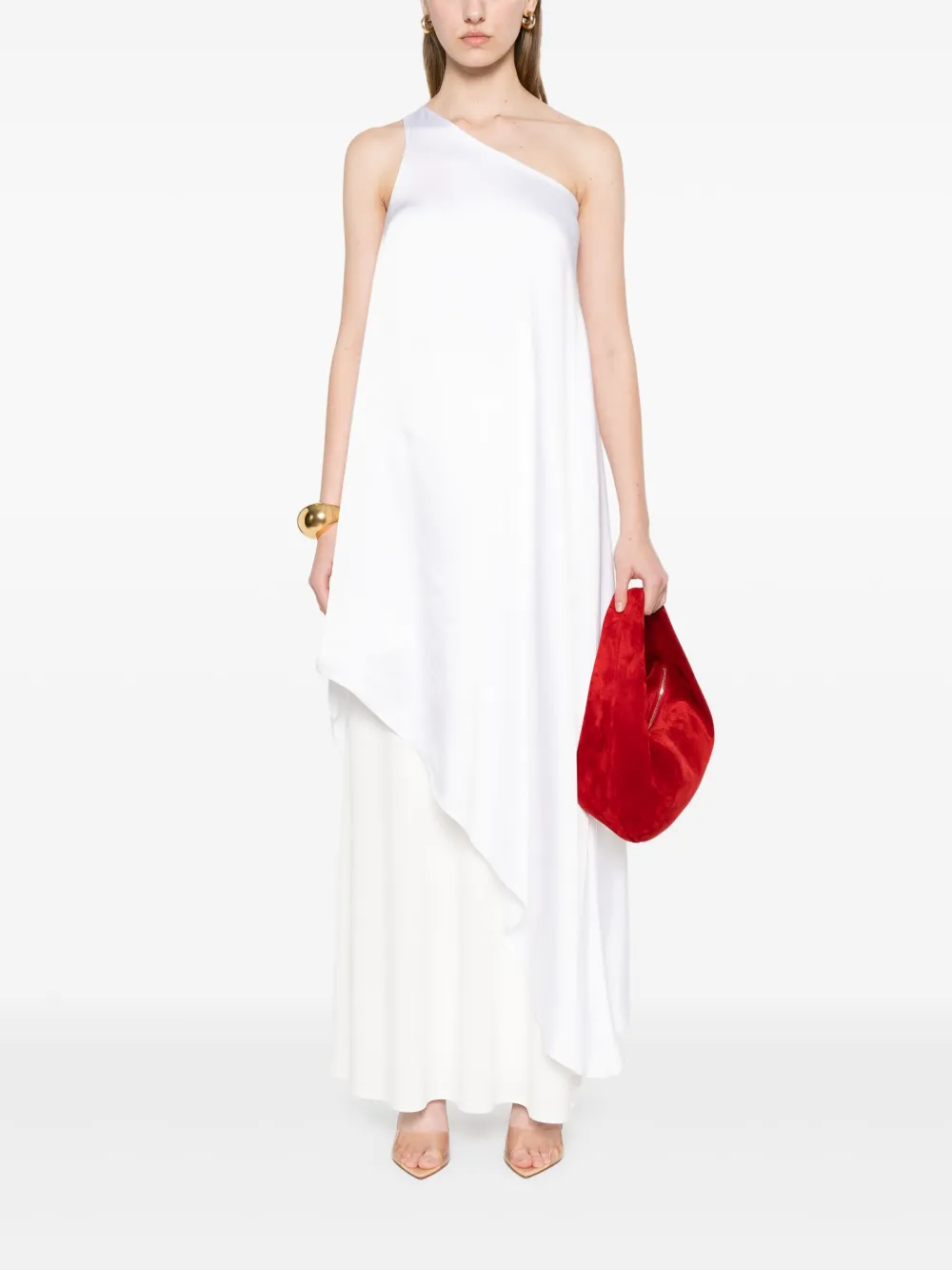 Norma Kamali one-shoulder diagonal tunic top | Tunics & Kaftans | Image 2