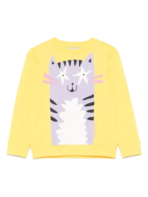 Stella McCartney Kids cat-graphic sweatshirt