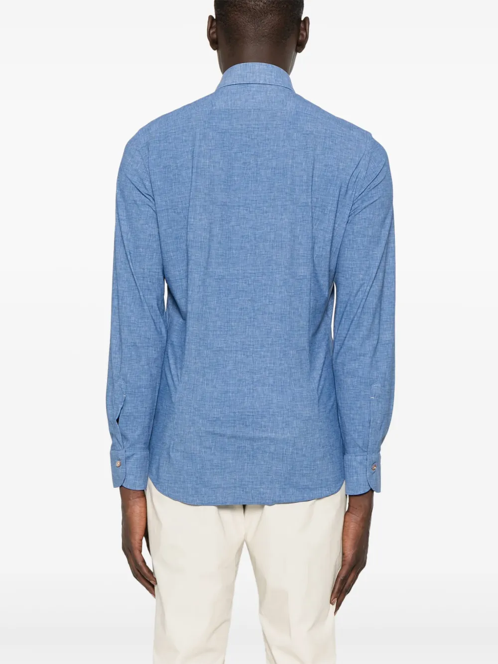 Mazzarelli Mélange-effect Shirt
