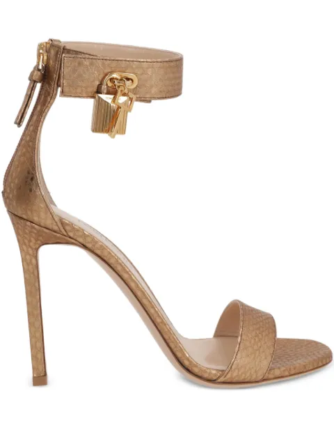 TOM FORD sandalias Padlock con tacón de 100mm