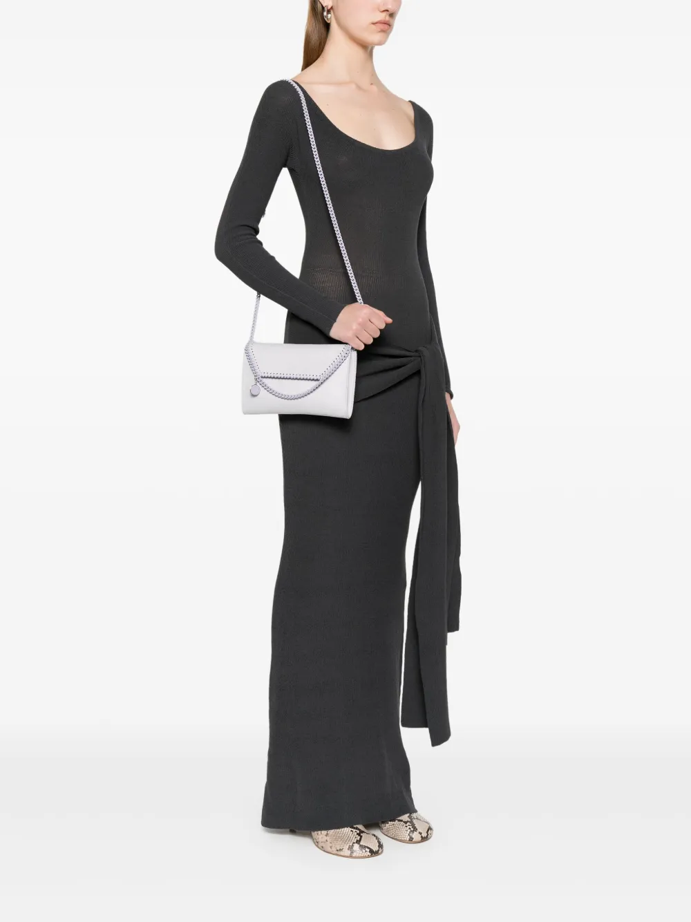 Stella McCartney Falabella mini-crossbodytas Paars