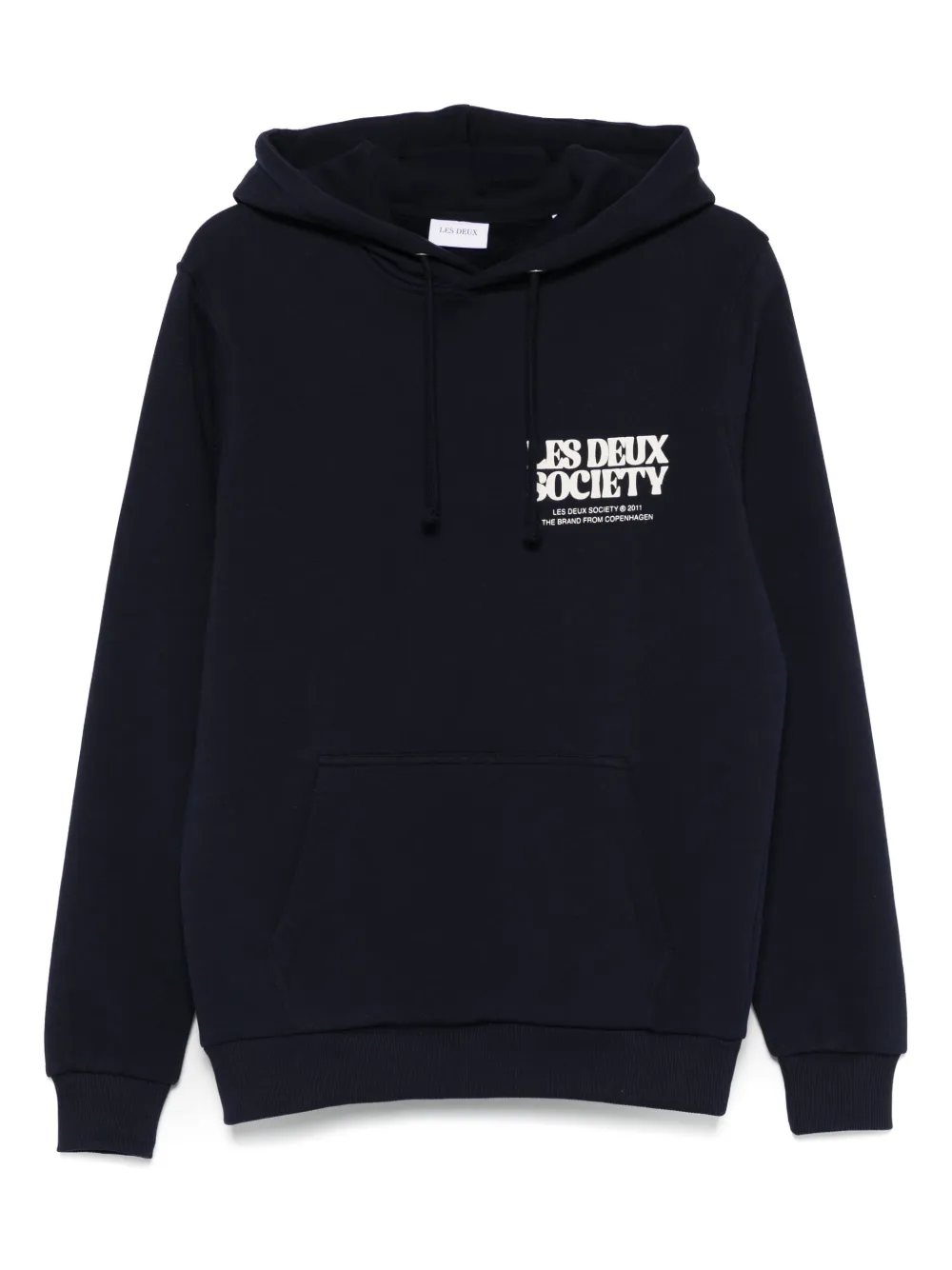 Les Deux Society hoodie - Blu