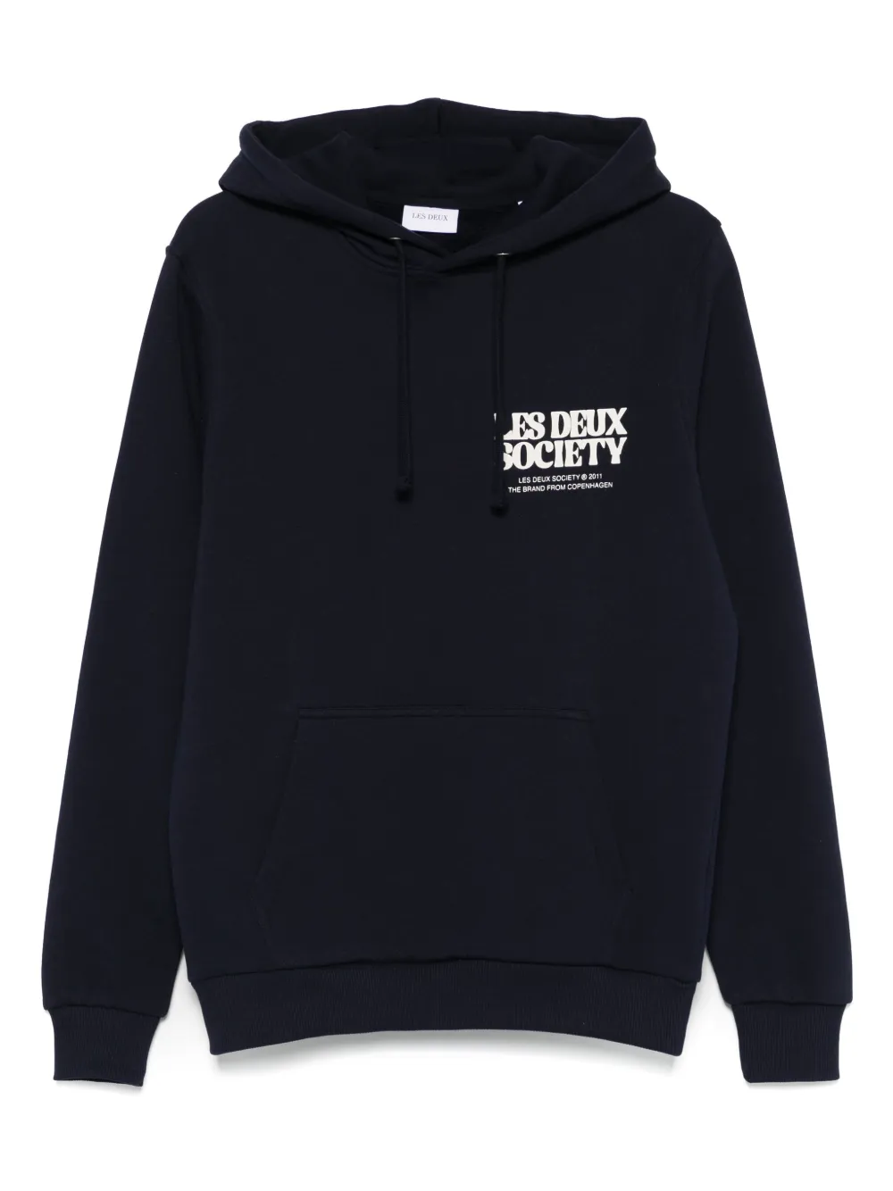 Les Deux Society hoodie | Blue | Image 1