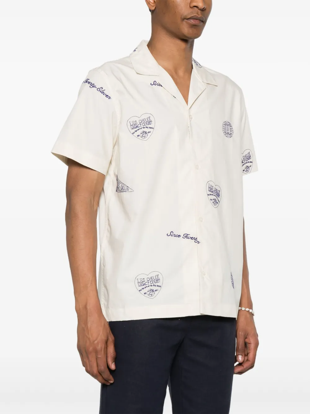 Les Deux Hendrix overhemd Beige