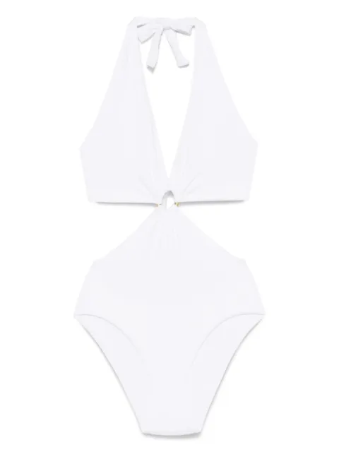 Fisico traje de baño con abertura