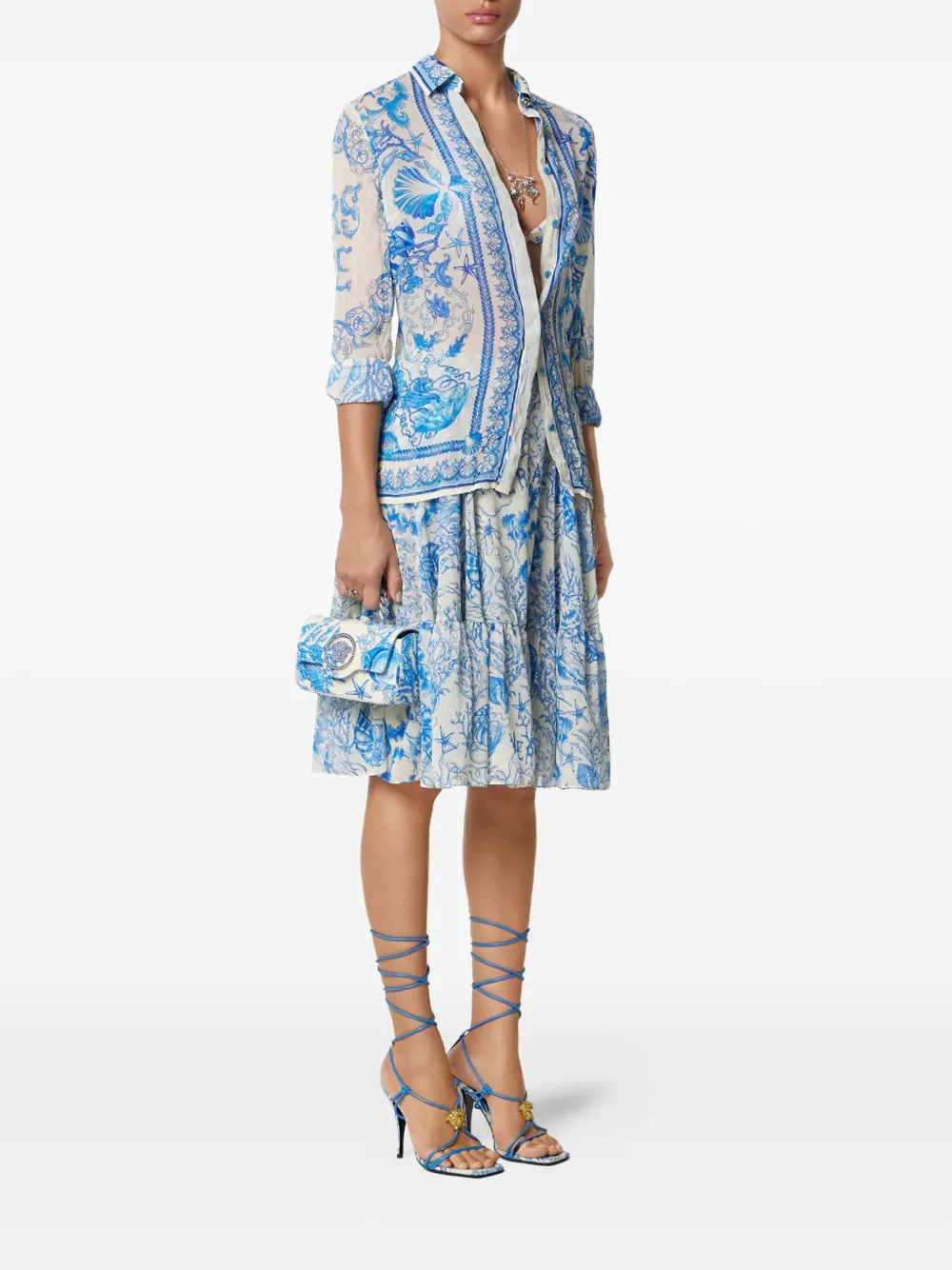 Versace Underwater Barocco rok - Blauw