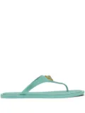 Versace Alia embellished flip-flops - Green