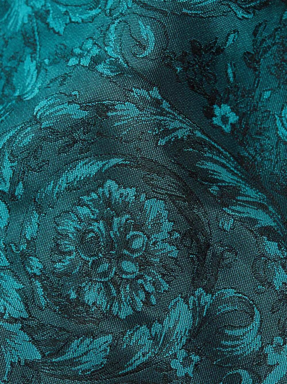 Versace Stropdas met barok-jacquard Blauw