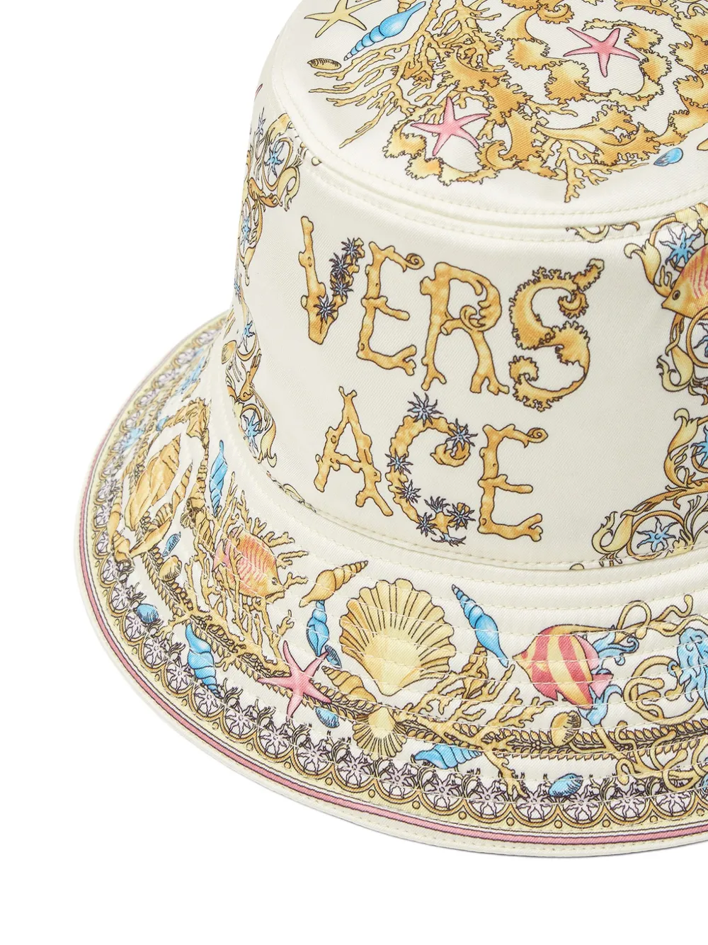 Versace Underwater Barocco vissershoed Beige