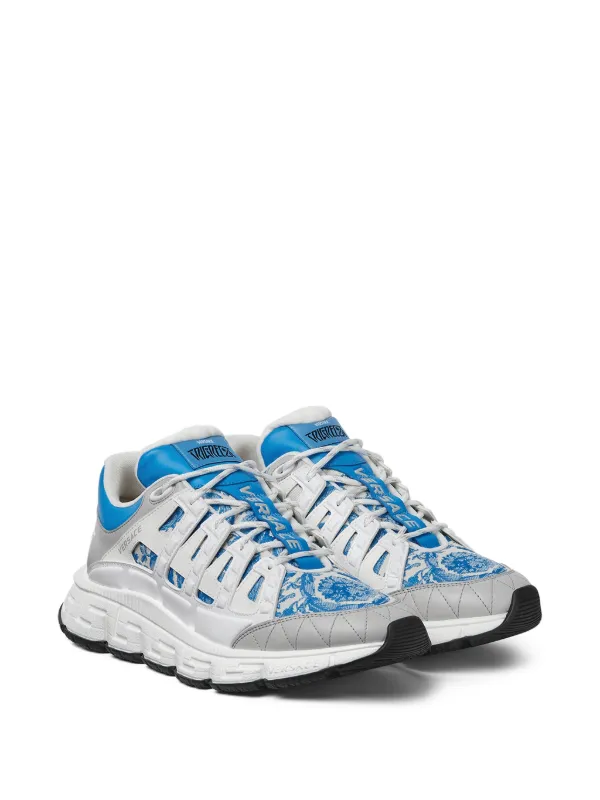 Versace TRIGRECE スニーカー メンズ27.5 美品 Versace Trigreca スニーカー | ホワイト | FARFETCH JP