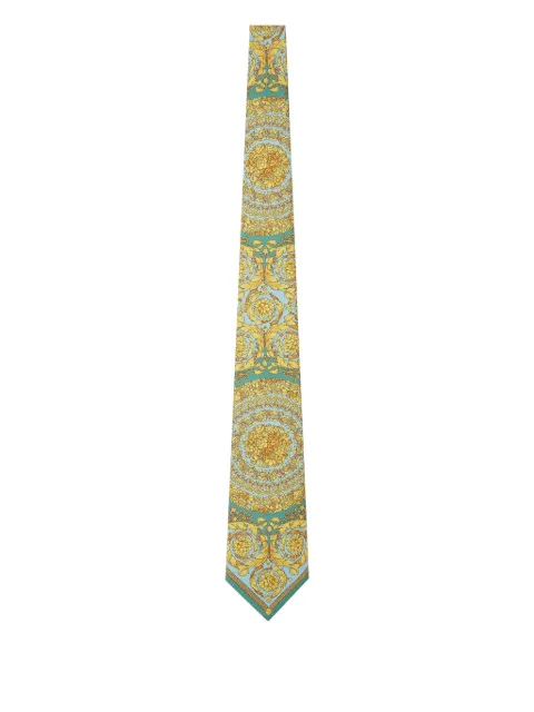 Versace Barocco-patterned silk tie