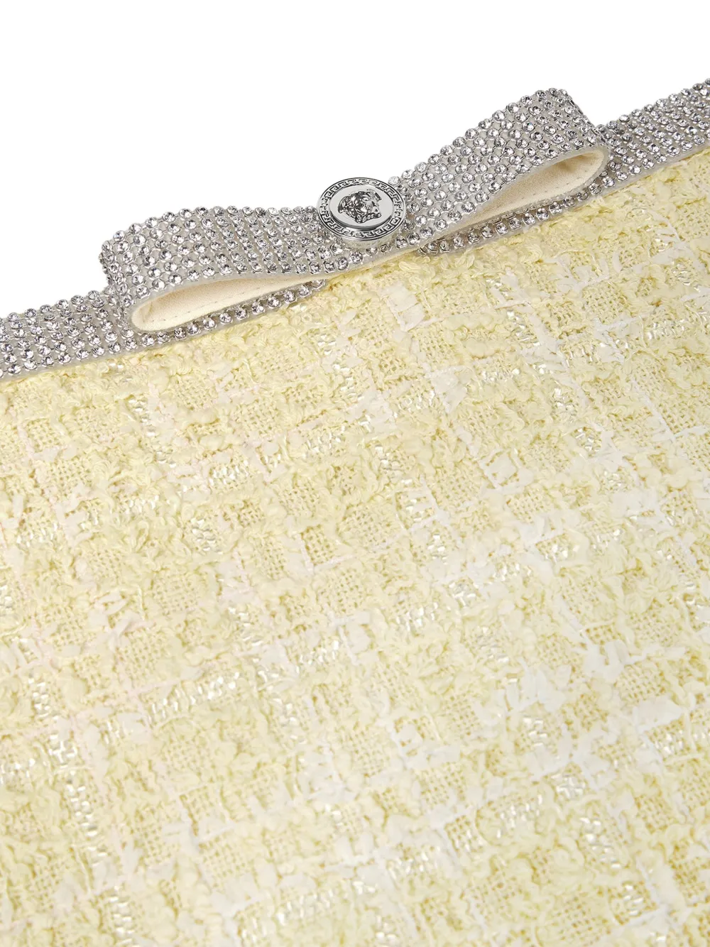 Versace Tweed mini-rok Beige